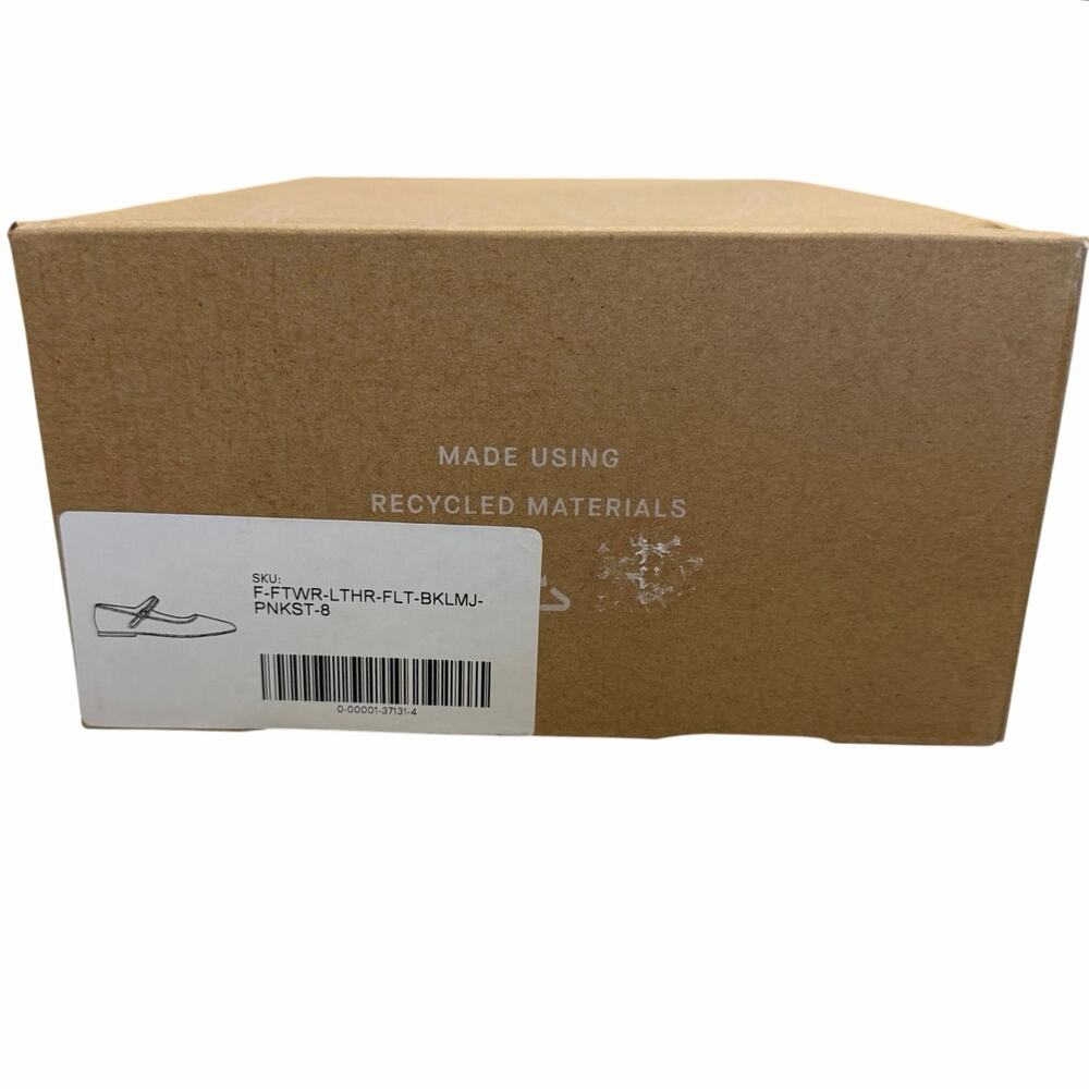 NIB Everlane The Day Buckle Mary Jane in Tutu Pink Satin Size 8 - Picture 6 of 9